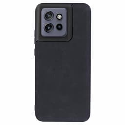Motorola Edge 50 Neo 5G SKALO PU-læder hybridskal Sort