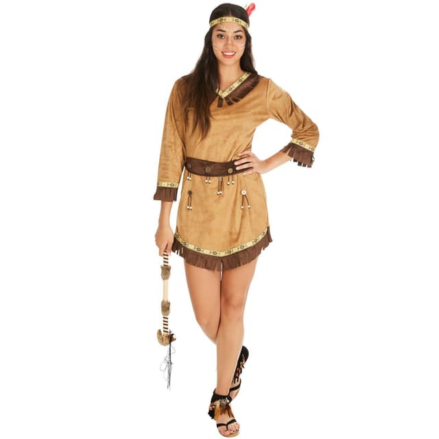 tectake Maskeraddräkt Indiankvinna Apache Ashley