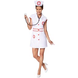 Sygeplejerske kostume - XL