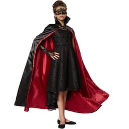 Fin vampyrkappe børnekostume - 116 cm