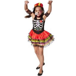 Mexicansk Halloween børnekostume - 128 (7-8y)