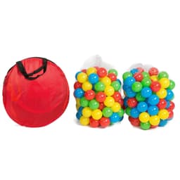 Leketelt med 200 baller - flerfarget
