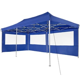 Partytelt, paviljong Viola 3x6m med 4 vegger - blå