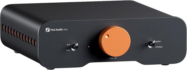 Fosi Audio ZA3 balansert stereoforsterker Home Audio Component Mini 2-kanals monoforsterker TPA3255 for Subwoofer Desktop hjemmekino