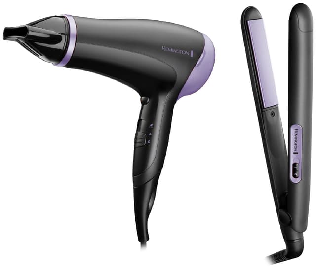 Remington Style Essentials hårføner & rettetang gavesett D3016GP