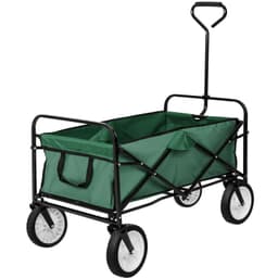 Sammenleggbar tralle, Lastekapasitet 80 kg - grønn