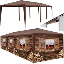 Paviljonki Almhütte, vedenkestävä, UV-suojattu - 9 m