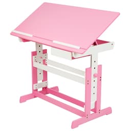 Kirjoituspöytä laatikolla - Pinkki