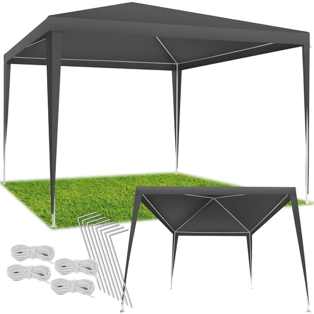 tectake Paviljong Kara 3x3 m - grå
