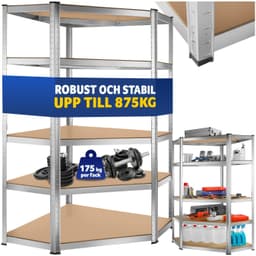 tectake Robust hylla - 180 x 89,5 x 89,5 cm, 875 kg