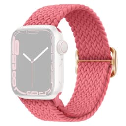 SKALO Punottu -ranneke Apple Watch Ultra 49mm - Pinkki