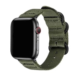 SKALO Nato-ranneke Nylon Apple Watch SE 44mm - Vihreä
