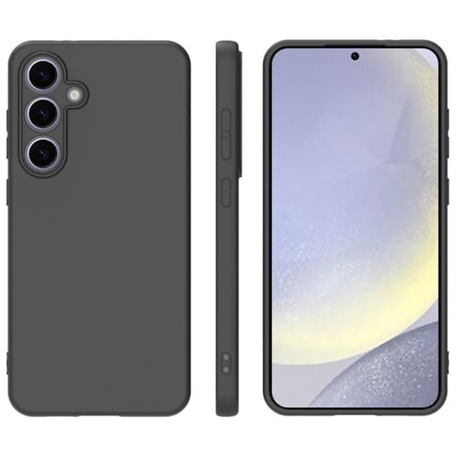 SKALO Samsung S24 FE Mattsvart Ultratunn TPU-Skal