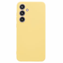 SKALO Samsung S24 FE Ultraohut TPU-kuori - Keltainen