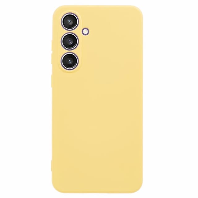 SKALO Samsung S24 FE Ultratunn TPU-Skal - Gul