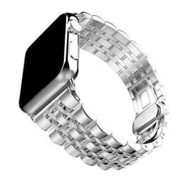 SKALO Metalarmbånd med 5 led Apple Watch Ultra 49mm - Sølv