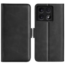SKALO Xiaomi 14T Premium Wallet Lompakkokotelo - Musta