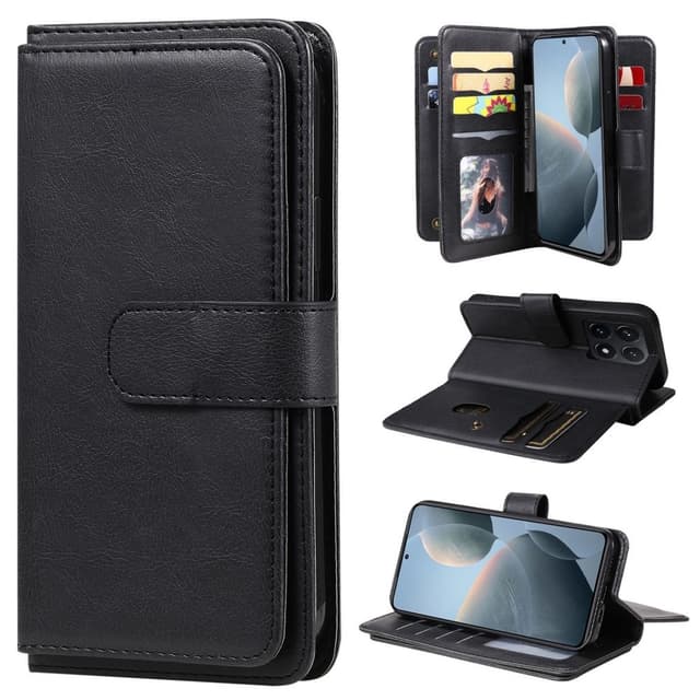 SKALO Xiaomi 14T Pro 10-RUM Flip Cover - Sort
