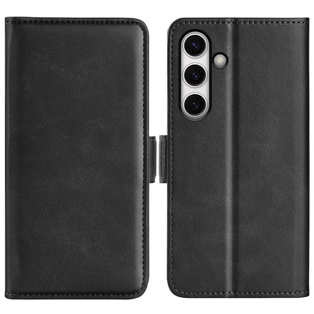 SKALO Samsung S24 FE Premium Plånboksfodral - Svart