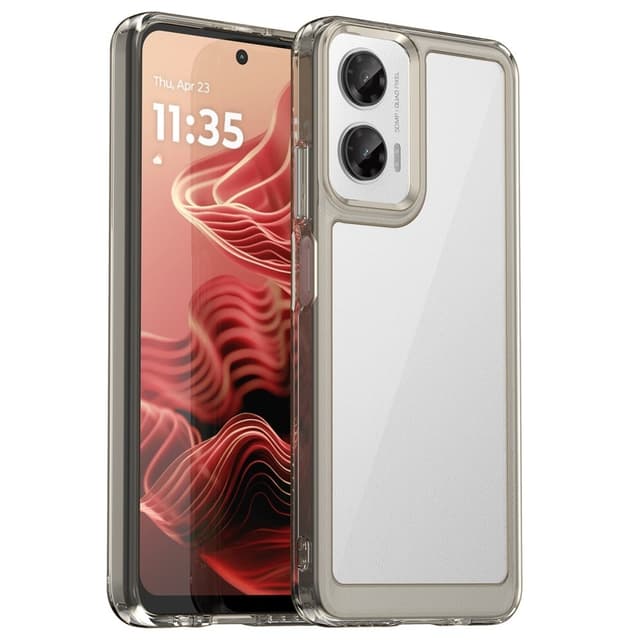 SKALO Motorola Moto G35 5G Väri Puskurin Suojakuori - Harmaa