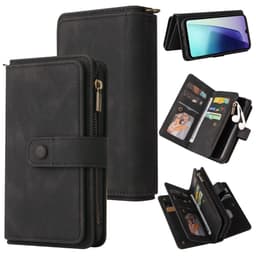 SKALO Xiaomi Redmi 14C Big Wallet 17-FACK Plånboksfodral - Svart