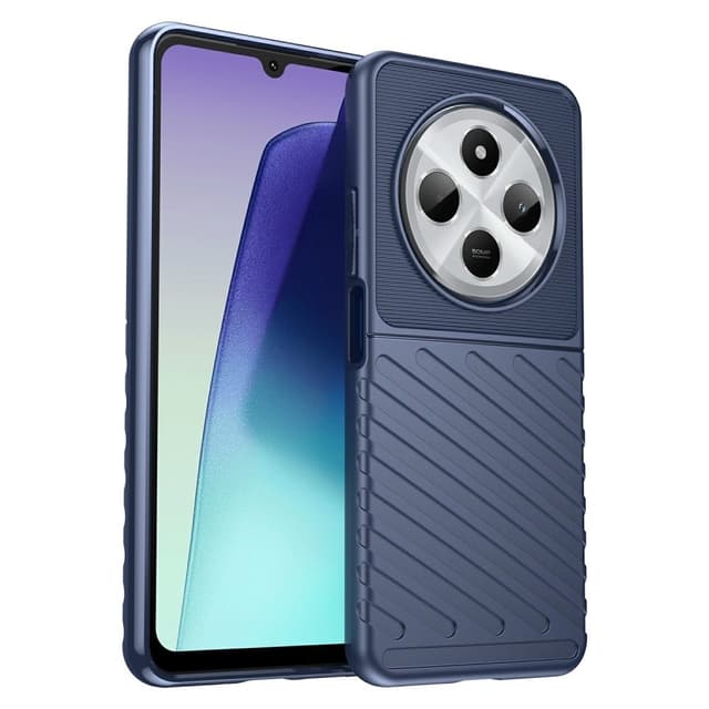 SKALO Xiaomi Redmi 14C Twill TPU kuori - - Sininen