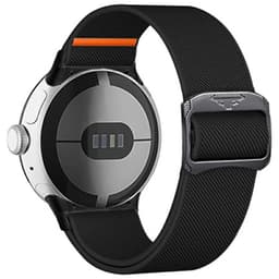 SKALO Tygarmband Bull Head Google Pixel Watch / Pixel Watch 2 - Svart