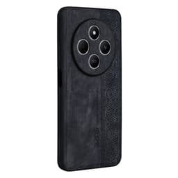 SKALO Xiaomi Redmi 14C AZNS PU-nahka suojakuori - Musta