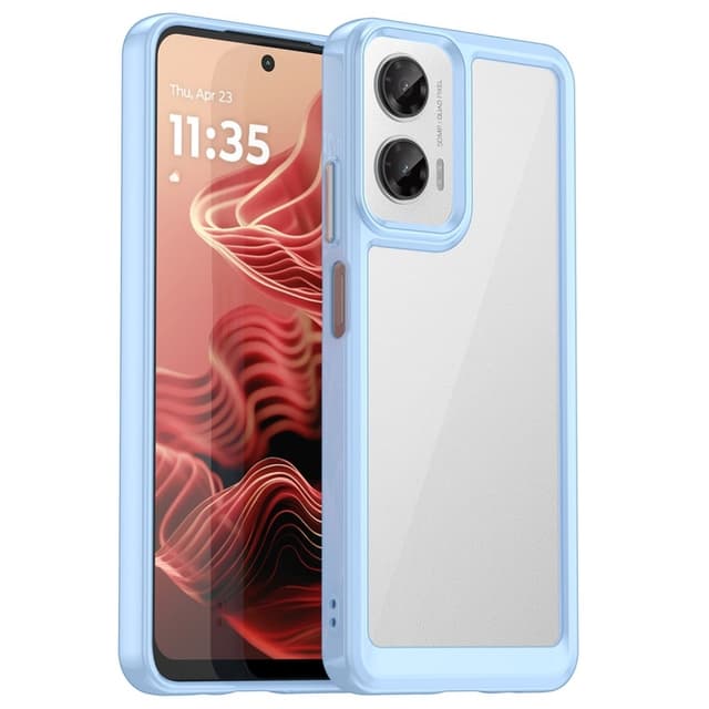 SKALO Motorola Moto G35 5G Color Bumper Skal - Blå