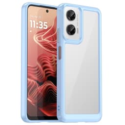 SKALO Motorola Moto G35 5G Farve Bumper Cover - Blå