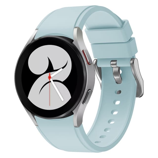 SKALO Samsung Watch 6 Classic 43mm/47mm Silikoniranneke Muotoiltu - Turkoosi