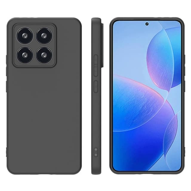 SKALO Xiaomi 14T Mattsvart Ultratunn TPU-Skal