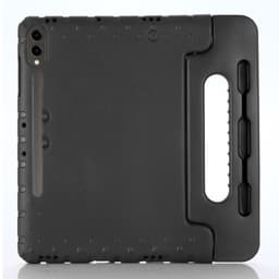 SKALO Samsung Tab S9+/S9 FE+ Kuori kahvalla/telineellä - Musta