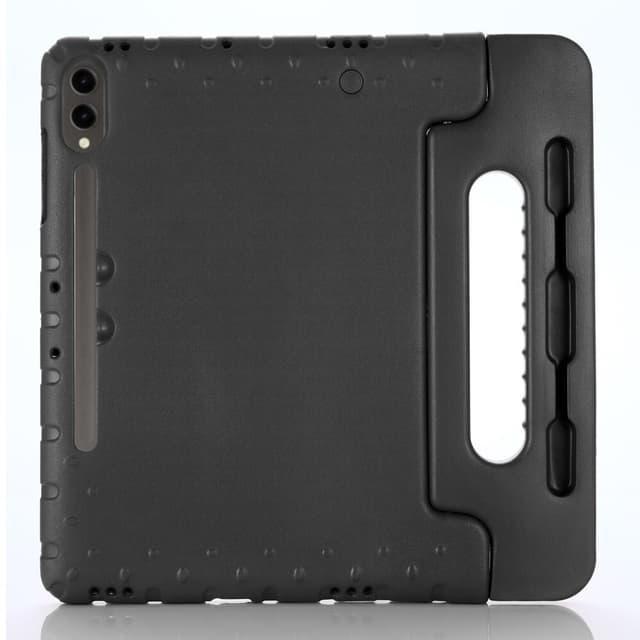 SKALO Samsung Tab S9+/S9 FE+ Kuori kahvalla/telineellä - Musta