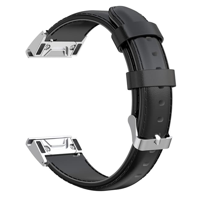 KALEBOL Läderarmband Garmin Fenix 8 51mm - Svart