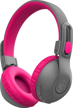 JLab JBuddies Studio 2 KIDS trådløse on-ear høretelefoner (grå/pink)