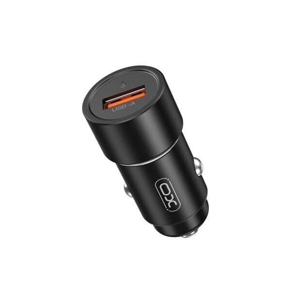 XO Billaddare 1x USB 18W  - Svart