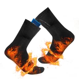 Batteriuppvärmda värmestrumpor, uppladdningsbar 8 timmars batteritid