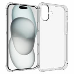 Fodral Skal för iPhone 16 Plus Stötdämpade Förstärkta hörn TPU