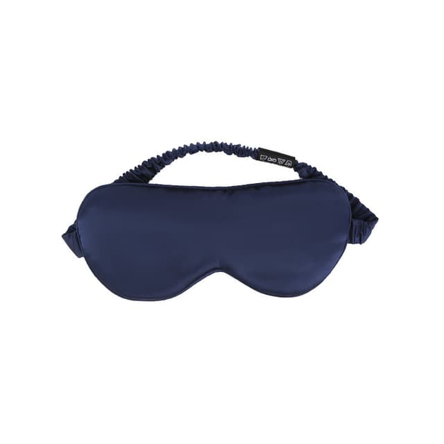 100 % Mulberry Silk Sleep Eye Mask Marineblå