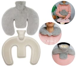 Allsidig U-formet varmtvannsflaske Lysegrå