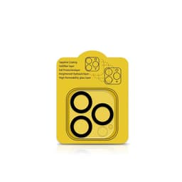 Full-dekning svart kant kameralinsebeskytter for iPhone iPhone 16 Pro/16 ProMax