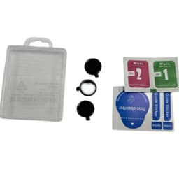 3-PACK KAMERALINSE BESKYTTELSE MED ALUMINIUMSRING FOR IPHONE 16-SERIEN, SORT Black  iPhone 16 Pro/16 ProMax