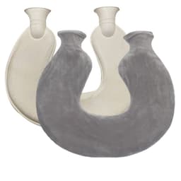 Ultramykt U-formet varmtvannsflaskesett Grå