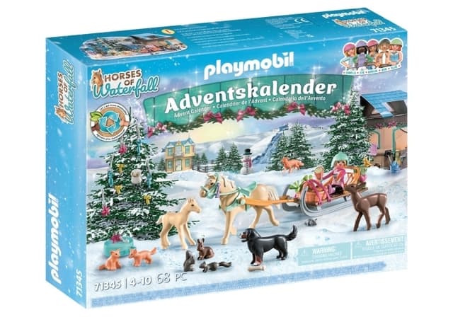 Playmobil Adventskalender - Slädtur i juletid (71345)