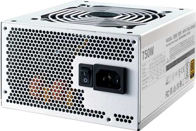 Cooler Master MWE Gold V2 ATX 3.1 White 750W nätaggregat
