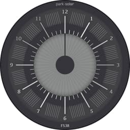 Park Solar elektronisk parkeringsskive FS38 (sort)