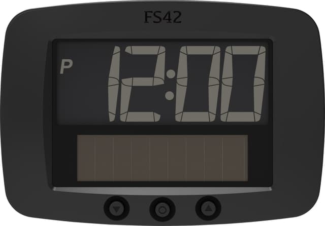 Park Solar Digital elektrisk parkeringsur FS42 (sort)