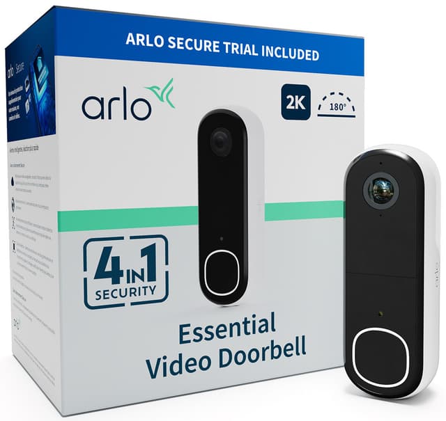 Arlo 2K videodørklokke (1-pakning)