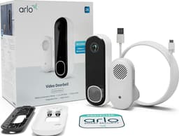Arlo 2K videodørklokke med Arlo Chime 2 (1-pakning)